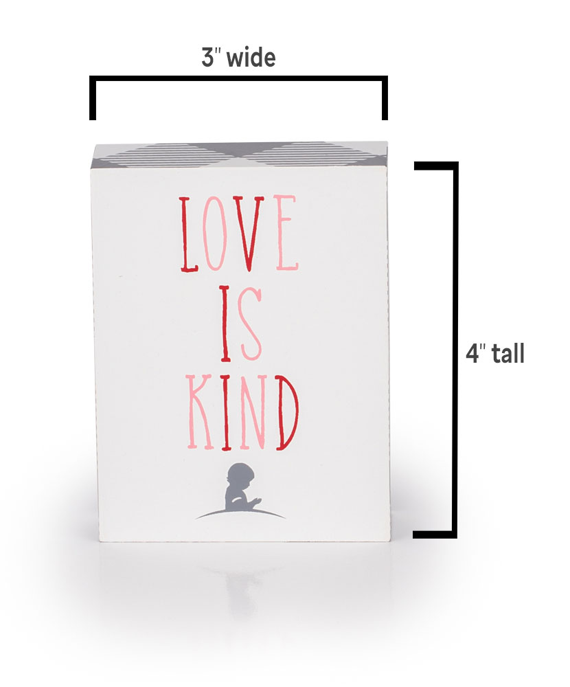 Love is Kind Box Sign